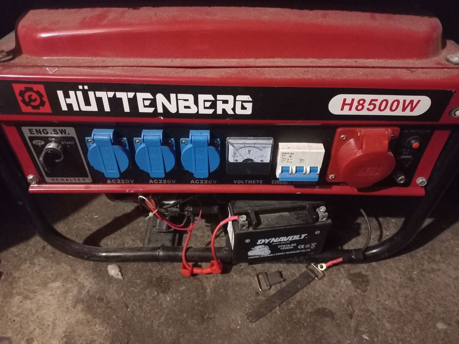 Продам генератор huttenberg h8500 w