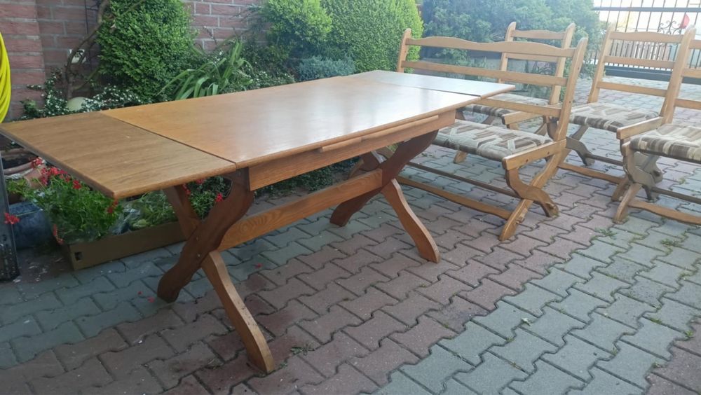 Zestaw mebli do kuchni krzesła stół drewniany krzesło kuchenne meble