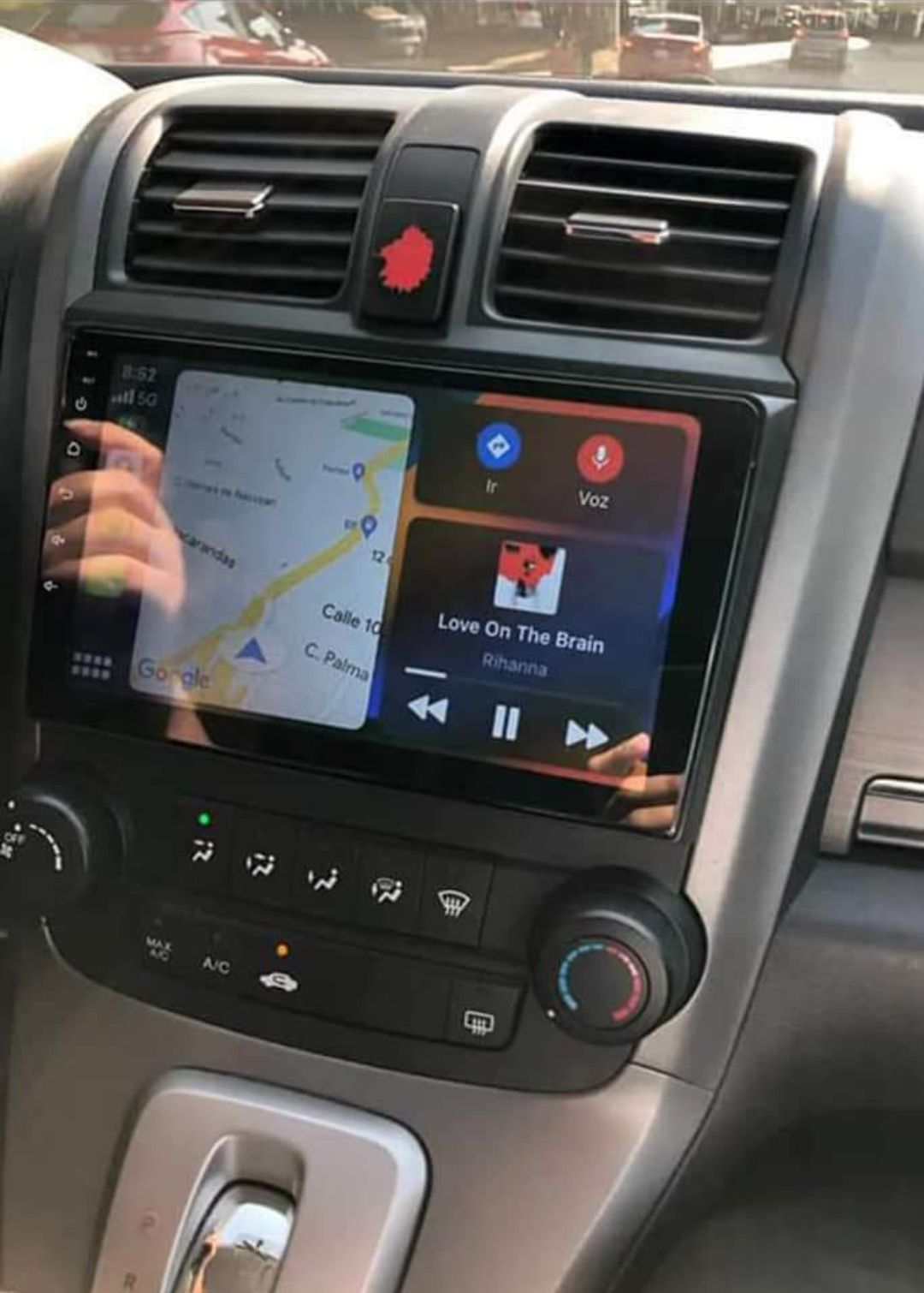Rádio Android 12 com GPS Honda CR-V 06-11 (Artigo Novo)