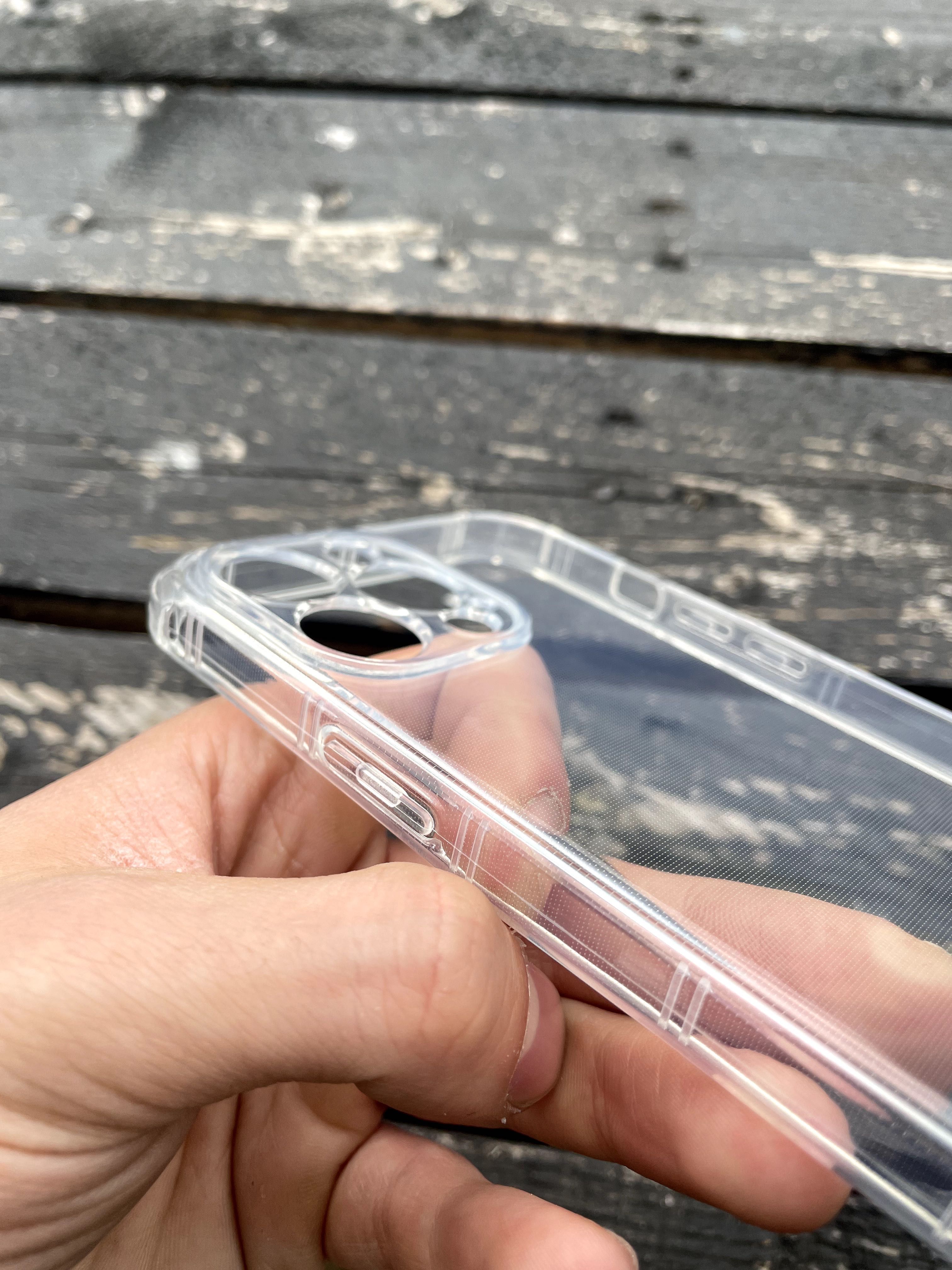 Etui iPhone Clear przezroczyste 11-15 Pro Pro Max