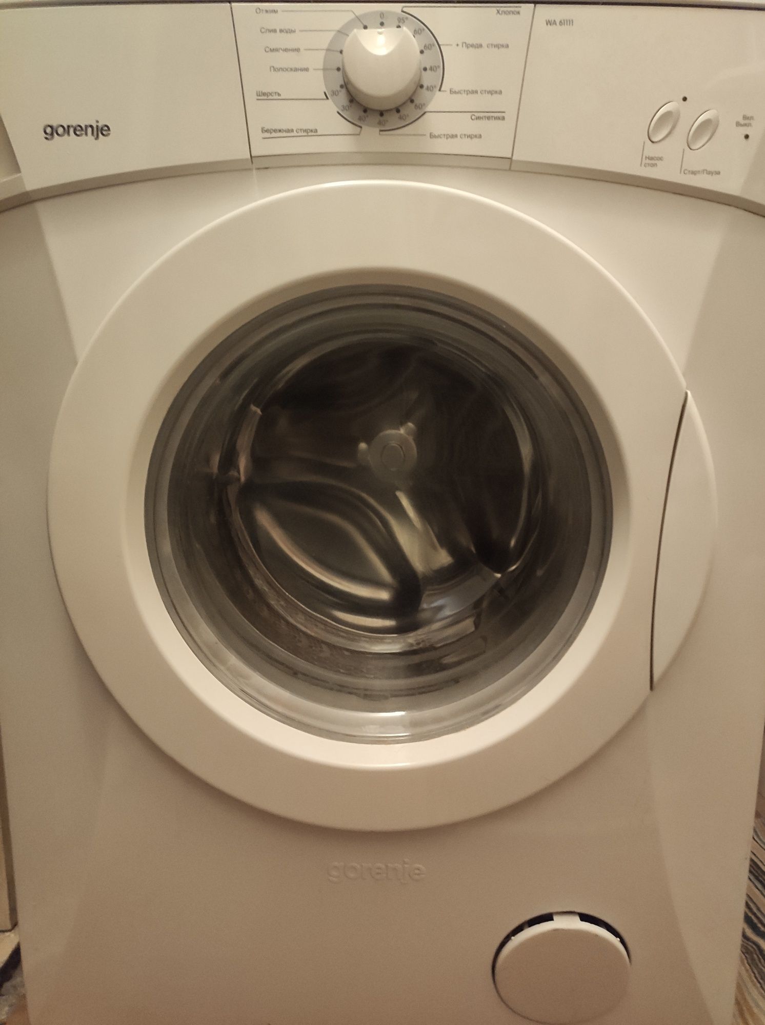 Запчастини на пральну машинку Gorenje WA 61111