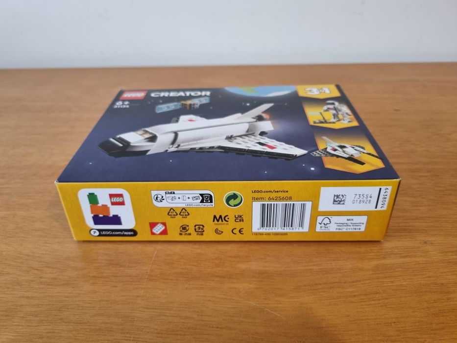 Lego Creator 3-in-1  31134 Space Shuttle 

Novo em caixa selada. Nunca