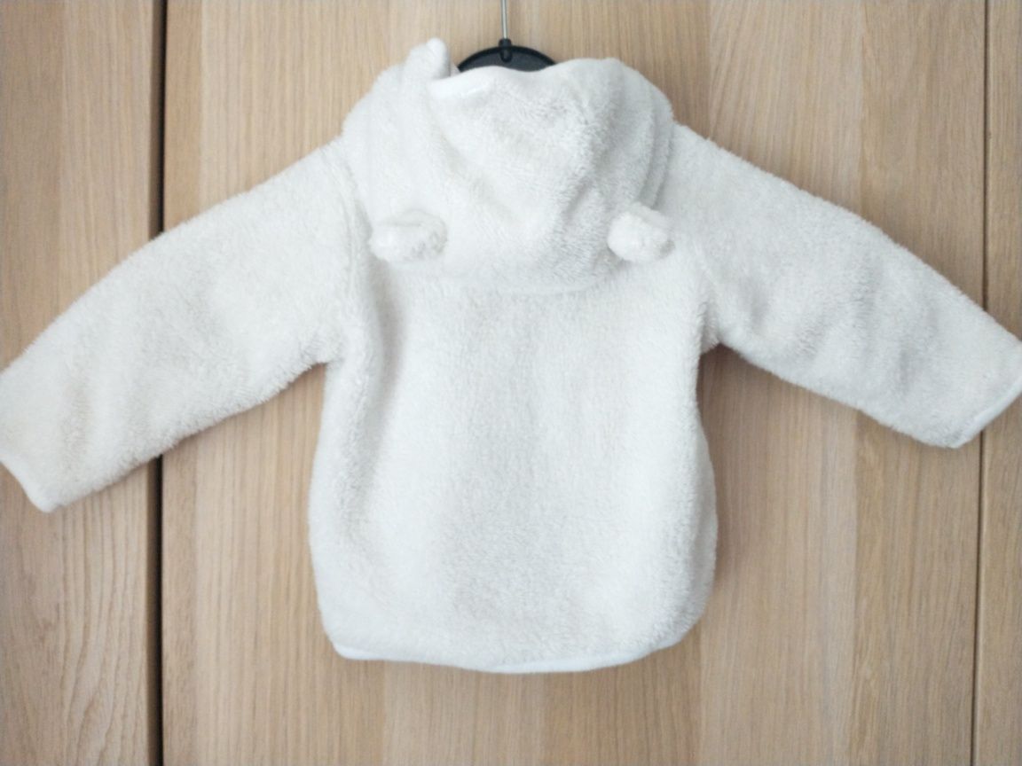Bluza niemowlęca z kapturem 68 cm H&M