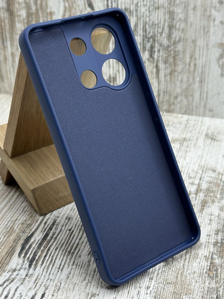 Чехол Silicone Case Full на Xiaomi Redmi Note 13 4G. Микрофибра.