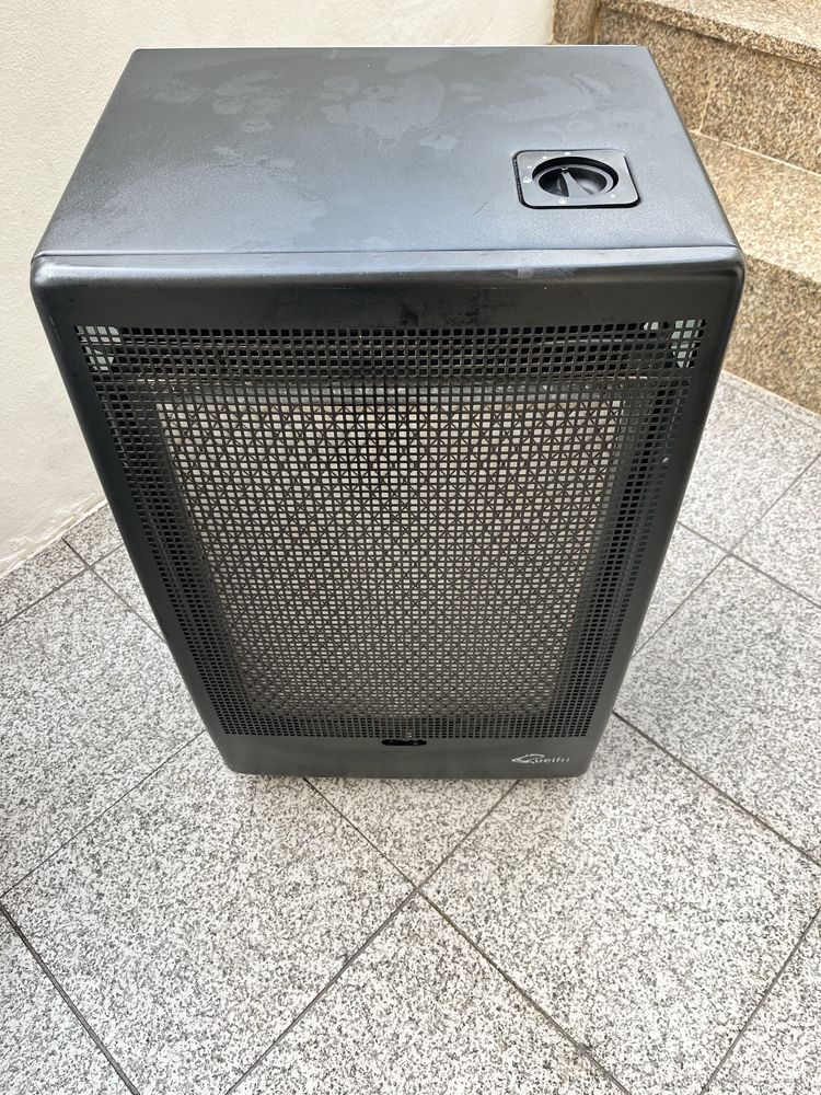 Aquecedor a gás com botija