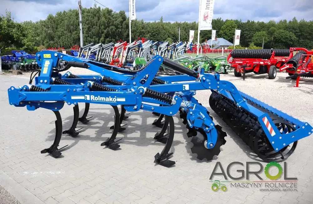 Agregat bezorkowiec Rolmako u436 premium wał daszkowy tandem uring