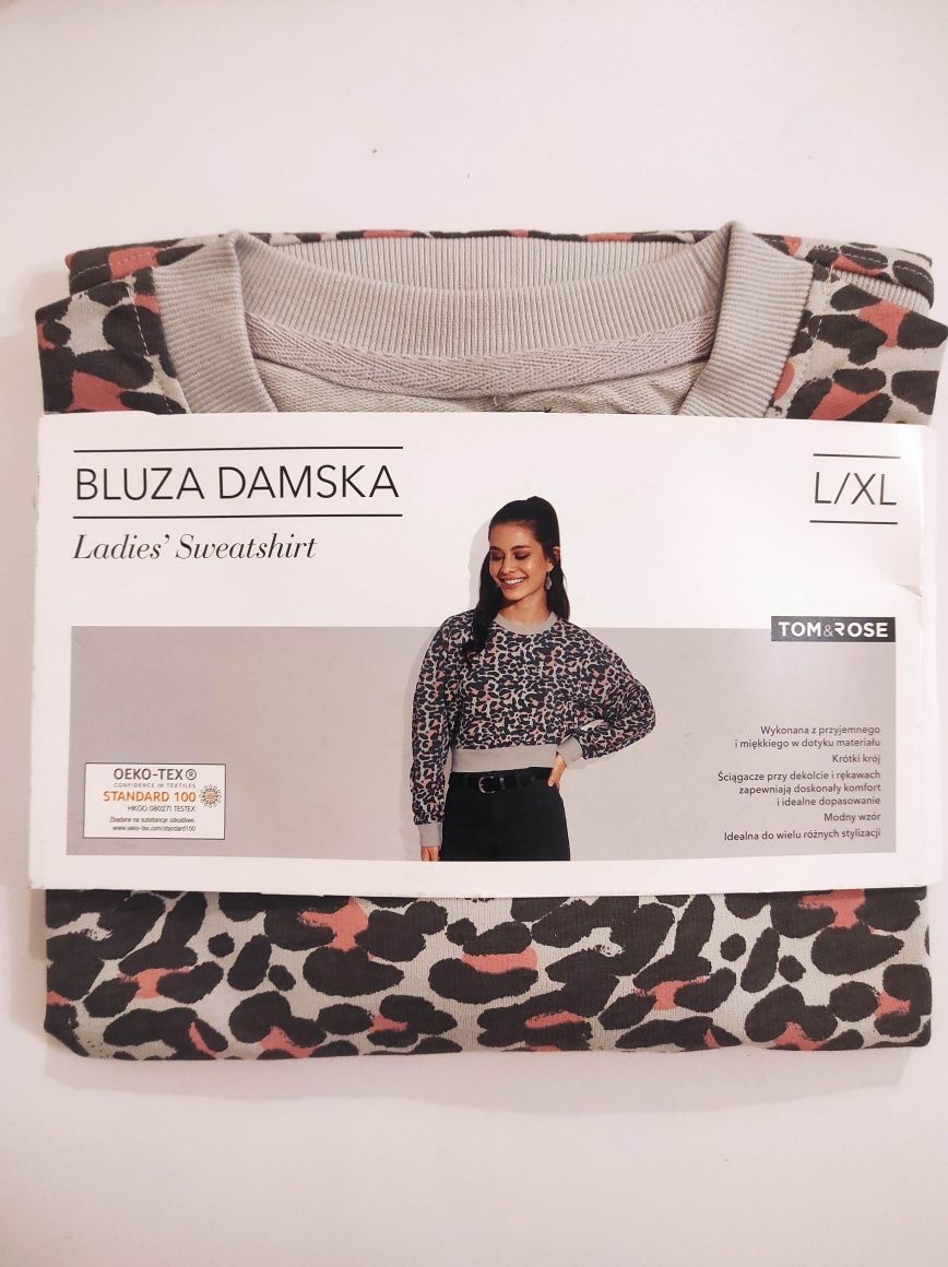 Damska bluza z nadrukiem L/XL