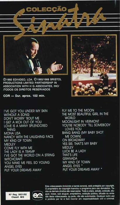 FRANK SINATRA The collection a man and his music - VHS 1990