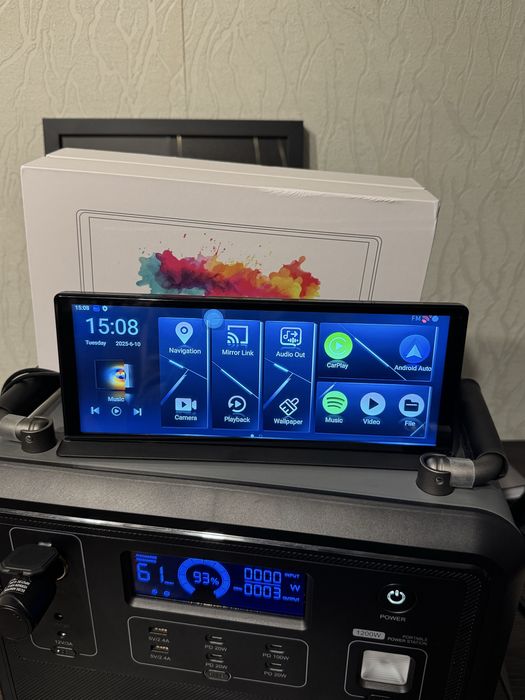 OBDPEAK K60 Pro 11.3” авто екран CarPlay/Android Auto відеореєстратор