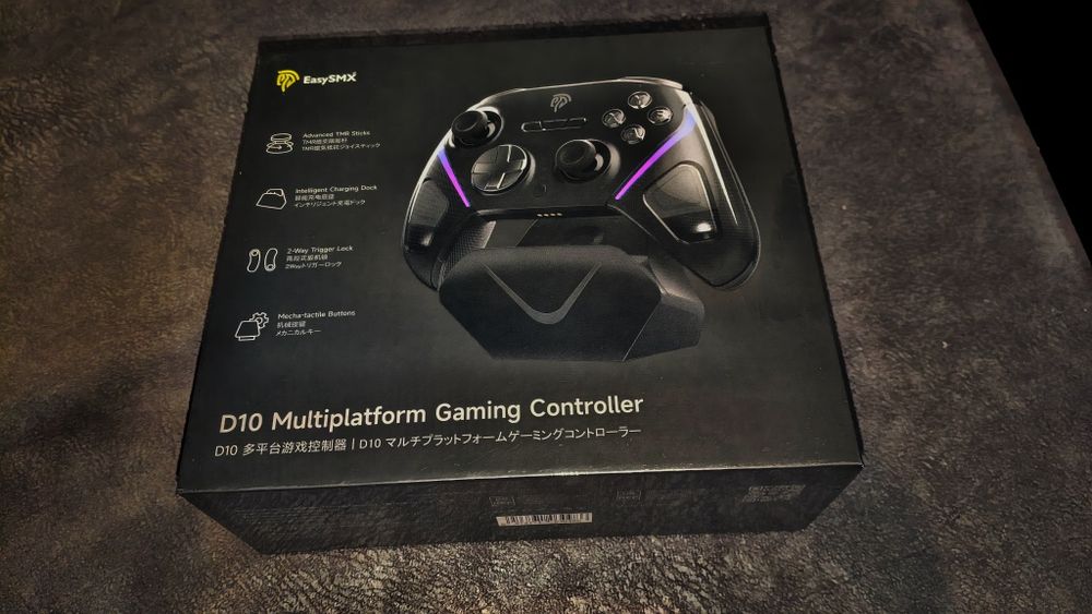 Геймпад EasySMX D10 1000гц,TMR стіки,док станція,RGB, ЗАПАКОВАНИЙ!