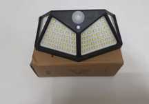 Lampa solarna 100LED czujnik ruchu zmierzch Lampka