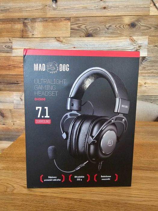 Słuchawki nauszne Mad Dog GH900 7.1