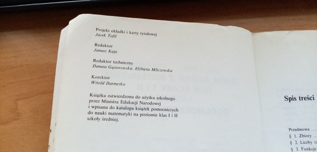 Zbiór zadań z matematyki dla liceum ogólnokształcącego