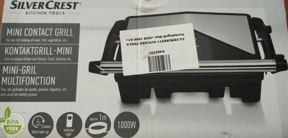 Міні гріль SilverCrest Mini Contact Grill