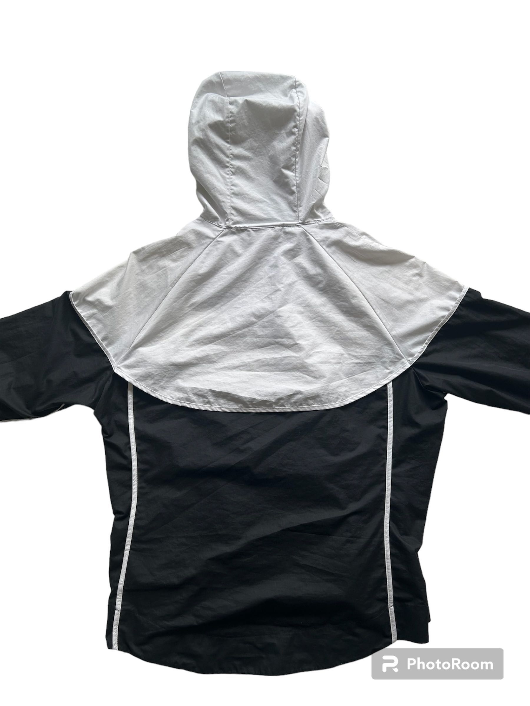 Biało - czarna kurtka wiatrowa Nike XS/S • vintage • y2k • parachute
