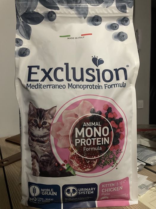 Exclusion Kitten корм для кошенят з куркою — 1,5кг