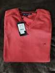 Polo vermelho/salmão da AM sport