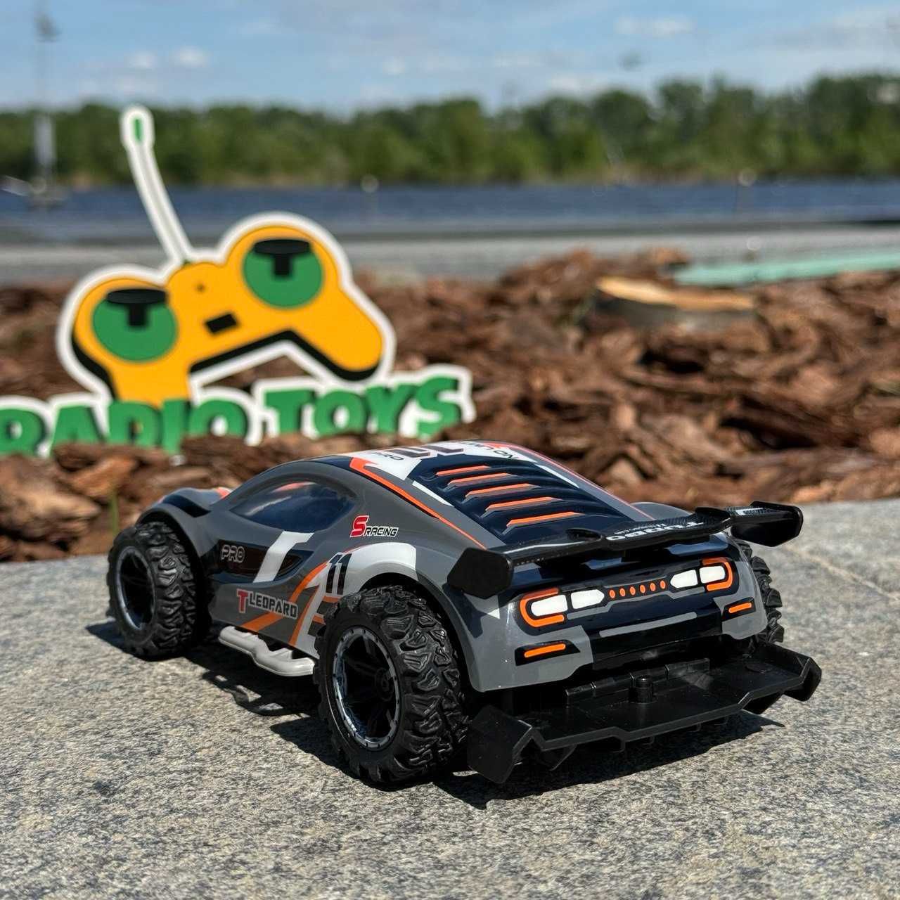 Машинка на радиоуправлении DRAG-X. Багги на пульте управления