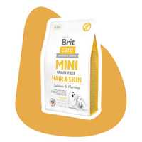 Brit Care Mini Hair&skin Łosoś Śledź 2kg Karma sucha dla małych ras
