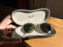 Ray-Ban Round Metal Dourados