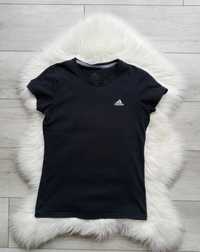 Adidas oryginalny czarny t-shirt koszulka rozm S 36