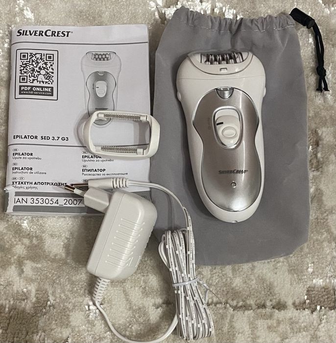 Епілятор електричний SED 3.7 G3 Silver Crest білий рожевий