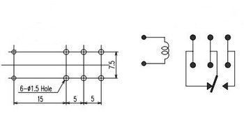 Реле OZ-SS-112L 12VDC Tyco Electronics 16A 240VAC