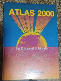 Atlas e dicionário em francês