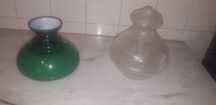 Conjunto de 2 Abajours de Candeeiros Antigos