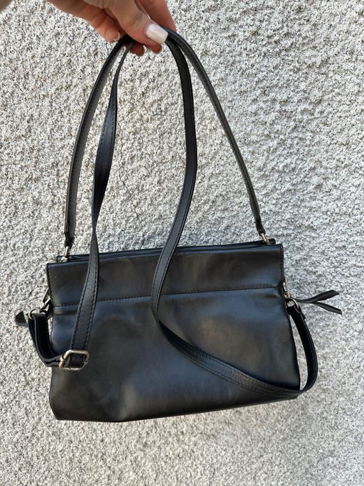 Шкіряна італійська сумка ридикюль