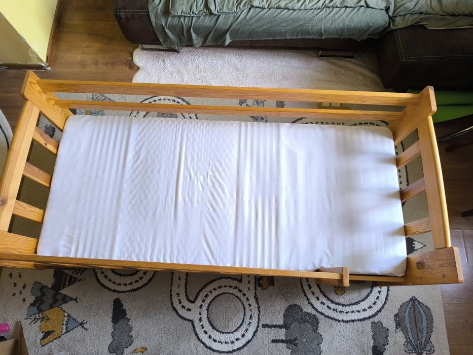 Łóżko dziecięce + materac, 75*165