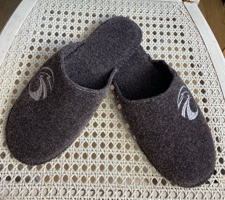 Легкие мужские домашние тапочки, чоловічи капці фетрові