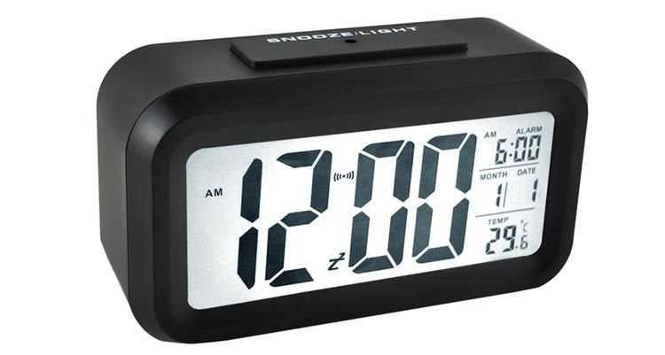 Budzik Zegar LED Elektroniczny Termometr Alarm 24H KOLORY