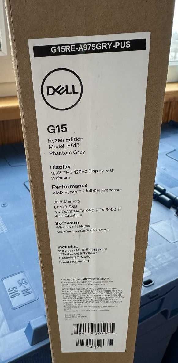 Dell G15 5515 Ryzen Edition (32GB DDR4 G.SKILL/1 шт NVE 1Tb GP-AG41TB)