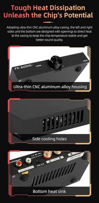 Fx-audio - FX1602A HIFI 200 Вт мощный цифровой усилитель 2.1