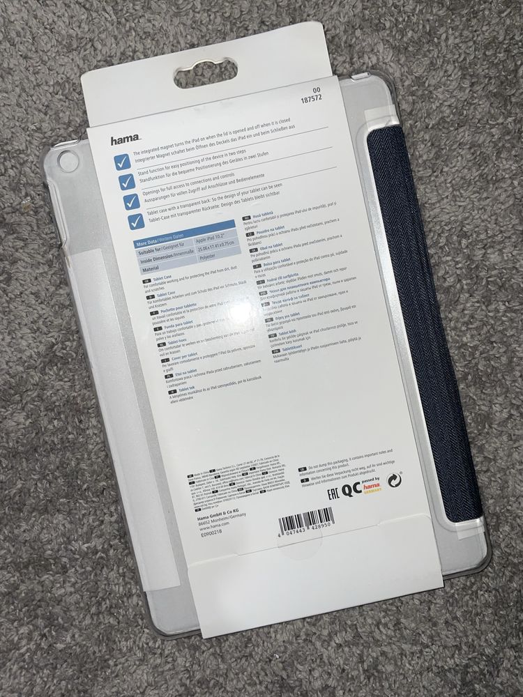 Hama Fold Clear do Apple iPad 10.2