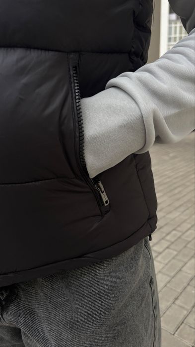 Пухова жилетка polo ralph lauren безрукавка чорна black мужская ральф