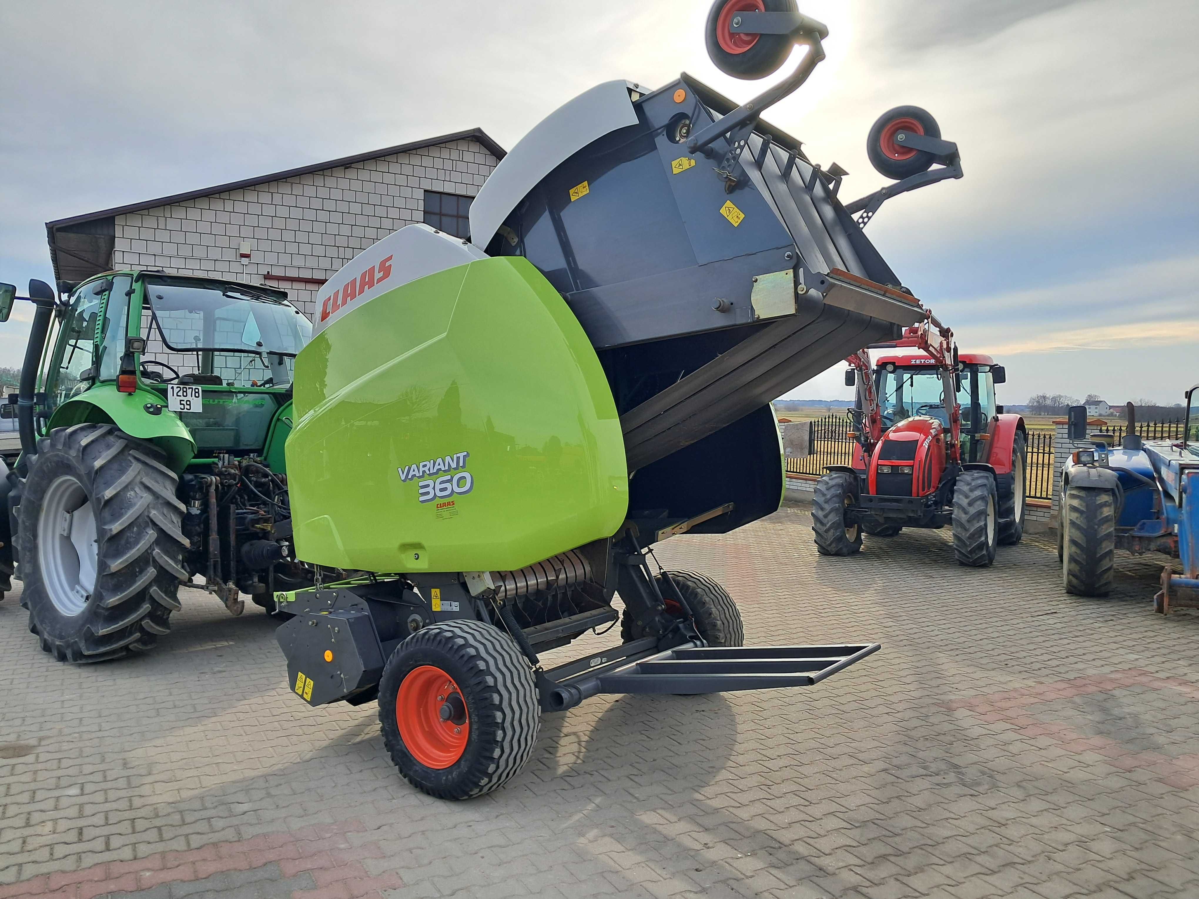 Prasa rolująca Claas Variant 360 siatka sznurek rotor jak nowa