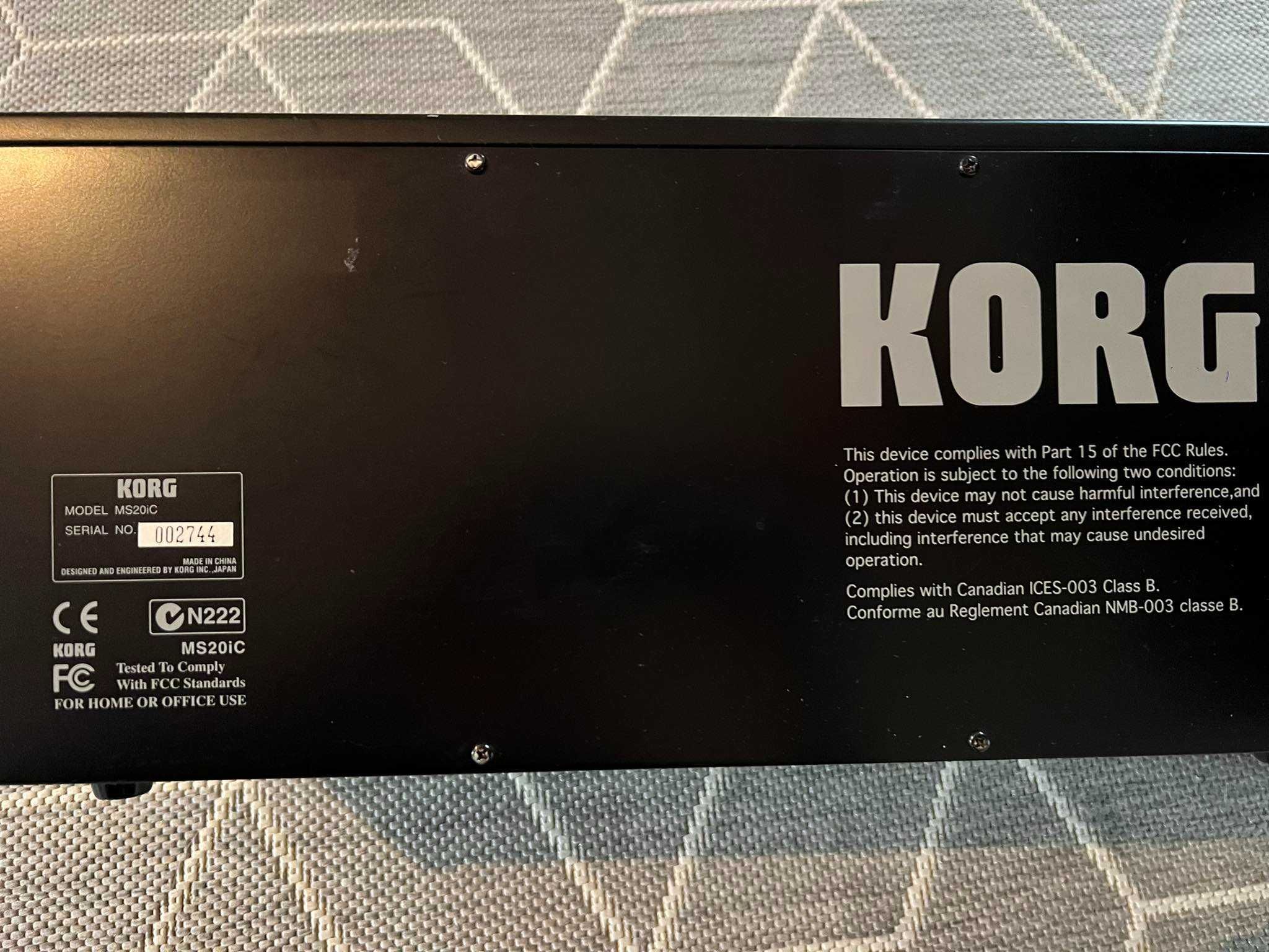 Korg MS20ic MS20 midi controller