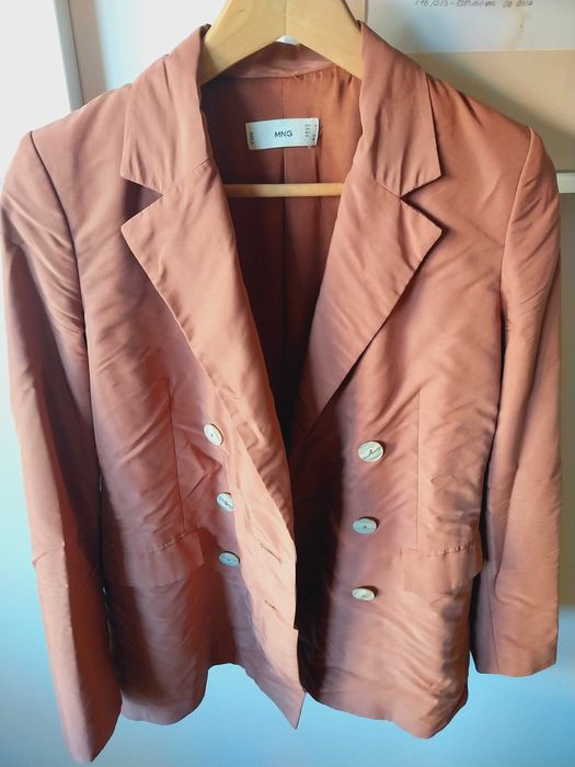 Blazer rosa Mángo XS