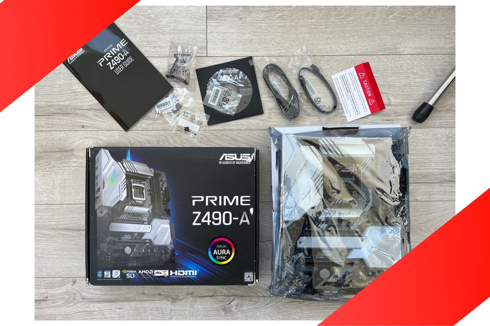 Asus Prime Z490-A материнська плата. Ідеал, повний комплект