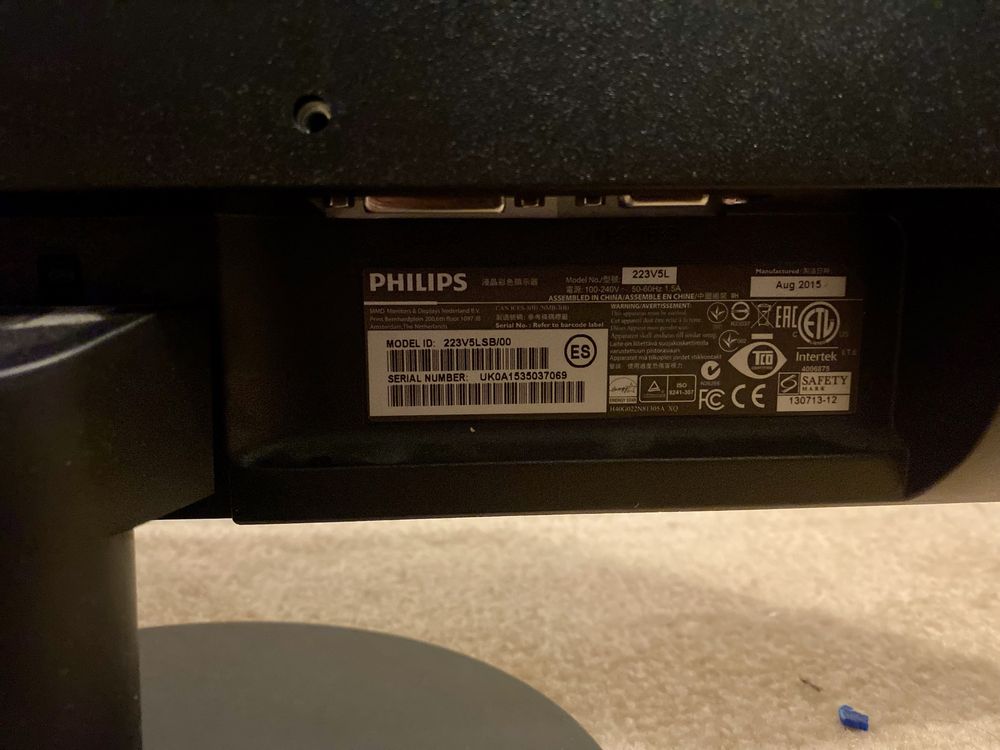 Monitor Philips 223V5LSB/00 22"