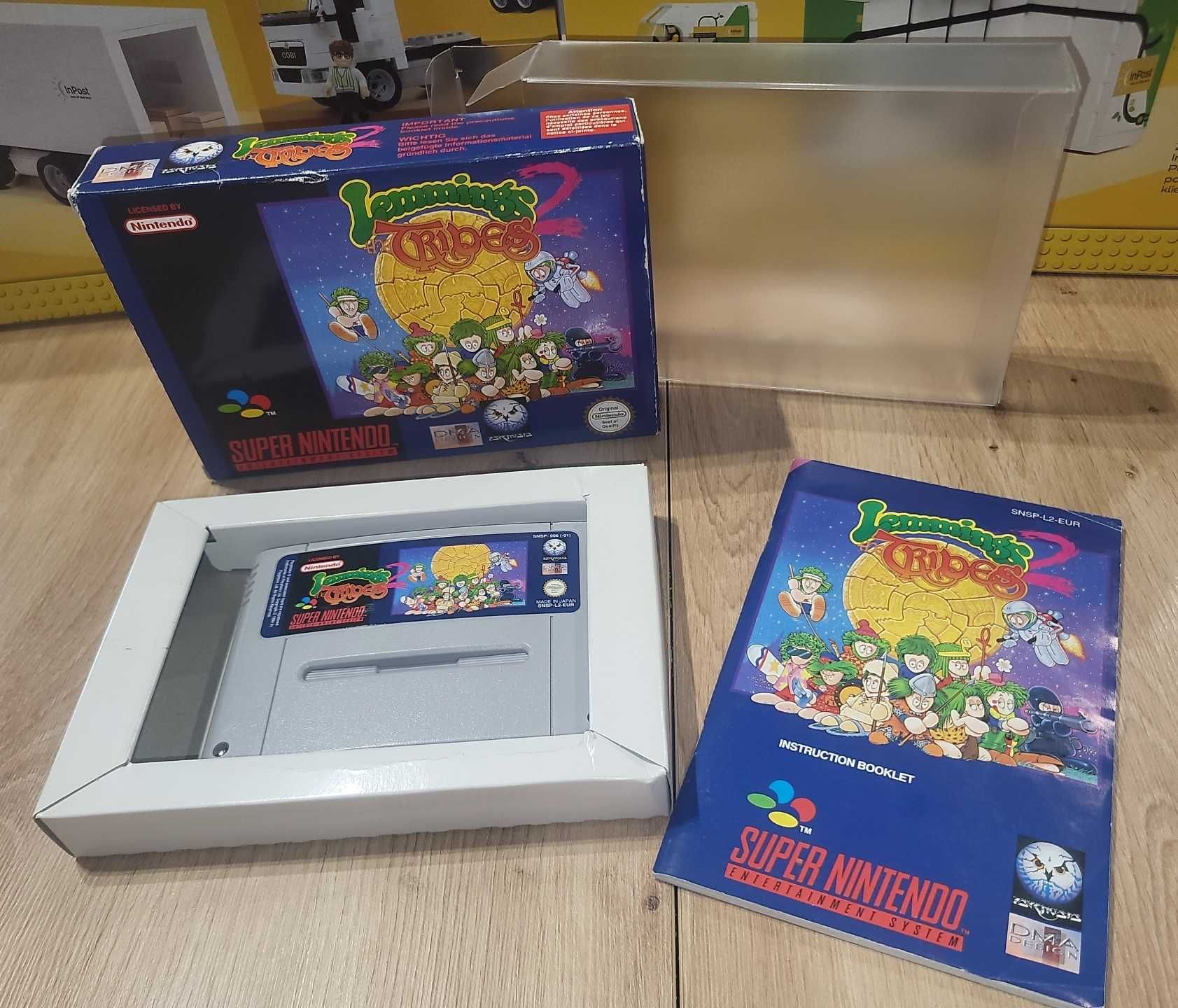 Gra Lemmings 2 The Tribes NINTENDO SNES - BDB stan Komplet +Protektor