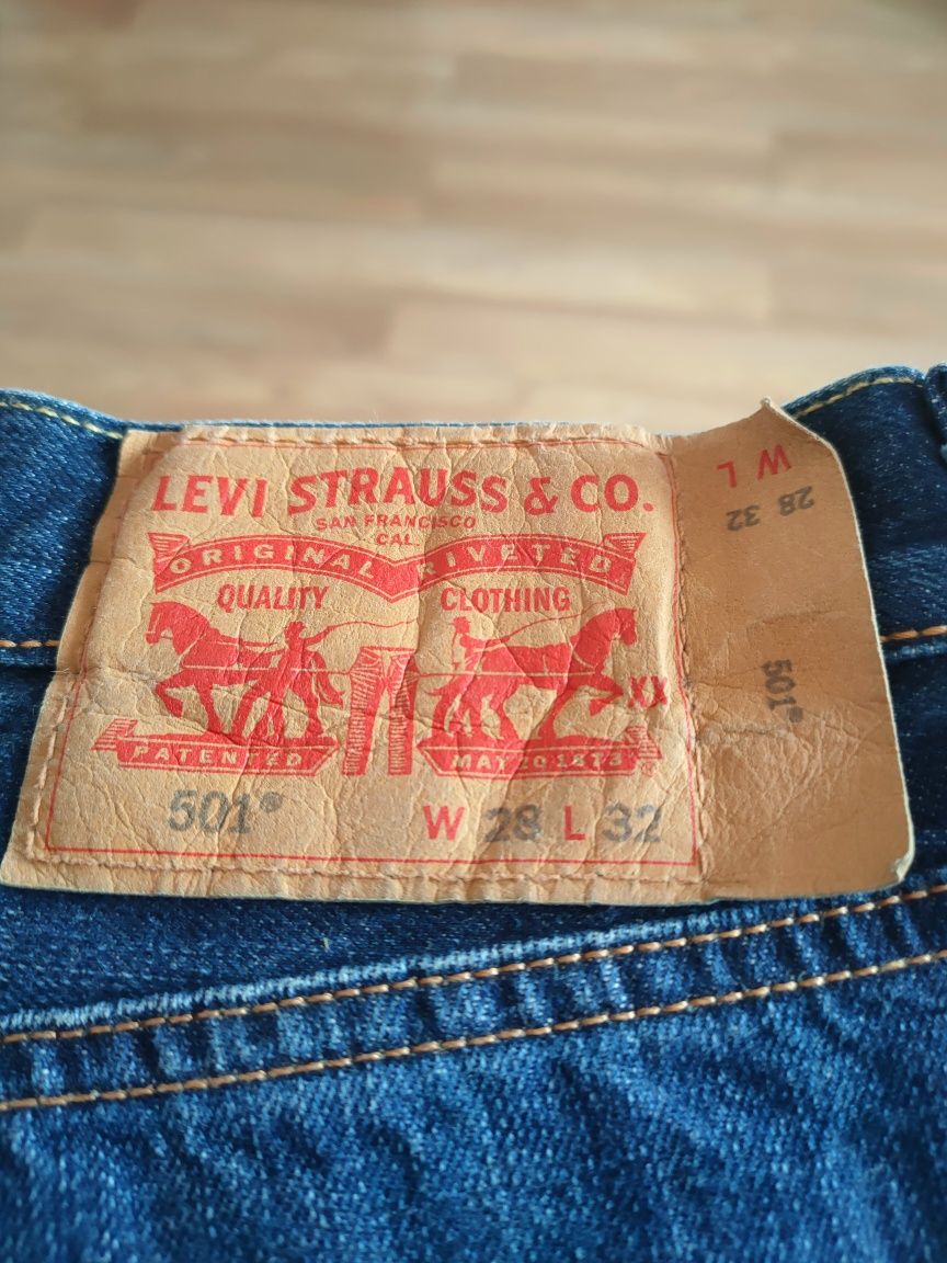 Spodnie dżinsy Levi's męskie
