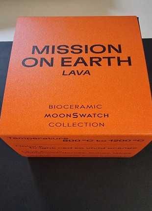 Zegarek Omega Swatch Lava SO33O100 – Magma i Stal