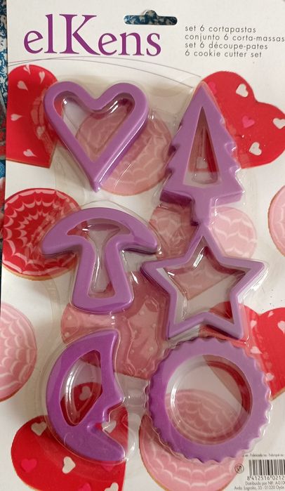 Moldes para recortar biscoitos e em silicone