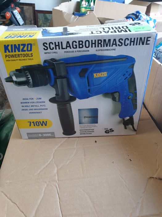 Sprzedam nowa wiertarkę udarowa 710w. Kinzo