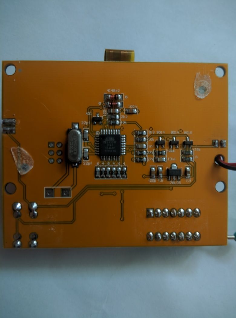 ESR тестер электронных компонентов LCR-T4 ATmega328 nostripgrid