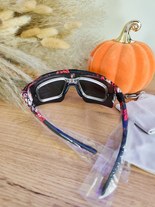 Okulary przeciwsłoneczne sportowe UV400 z lustrzaną soczewką