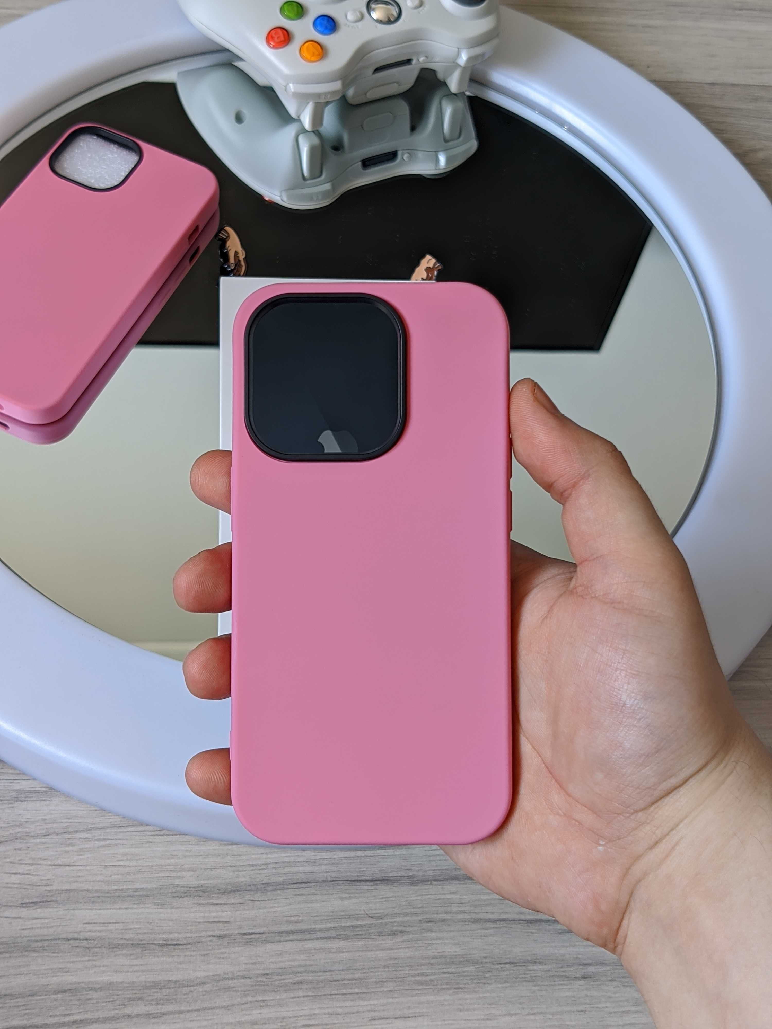 Чохол Matte Pink для iPhone 15 Pro чехол айфон 15 про